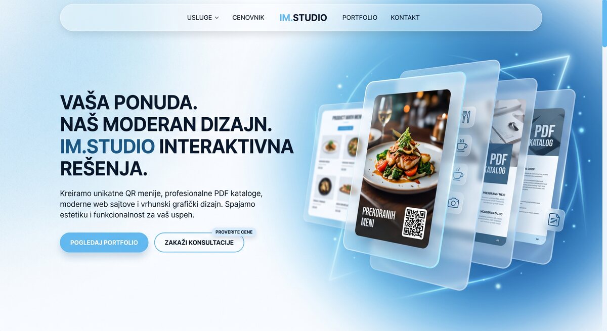 Primer moderne web prezentacije